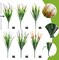 36 Pcs UV Resistant Artificial Outdoor Plants – Faux Mixed Color Plastic Monkey Grass & Greenery (14") for Front Porch, Window Boxes, Garden, Planters & Home Decor